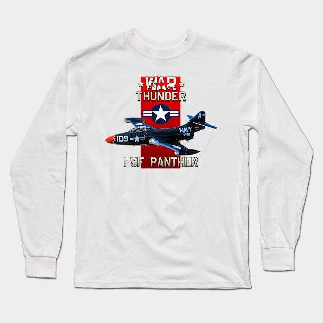 F9F Panther Long Sleeve T-Shirt by MilMerchant